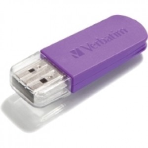 49833 - Verbatim 32GB Mini USB Flash Drive - Violet - 32 GB - Violet