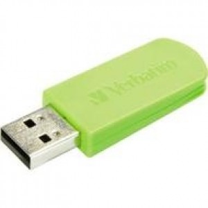 49834 - Verbatim 64GB Mini USB Flash Drive - Green - 64 GB - Eucalyptus Green