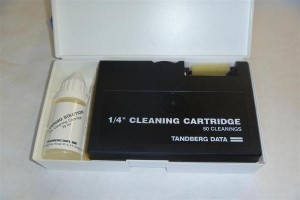 Tandberg 08962 SLR/MLR Cleaning Cartridge - Wet Process Tape