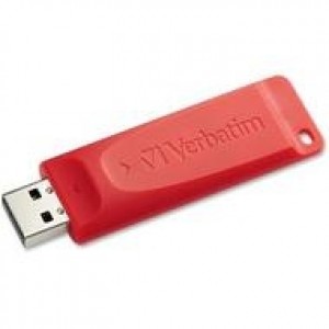 95236 - Verbatim 4GB Store 'n' Go USB Flash Drive - Red - 4 GB - USB - Red