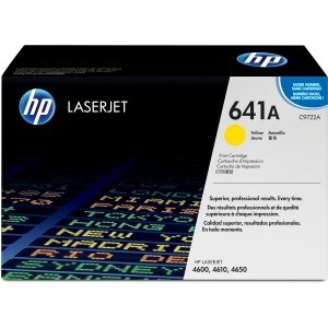 HP 641A Original Toner Cartridge - Single Pack - Laser - 8000 Pages - Yellow - 1 Each FOR COLOR LJ 4600/4650 SERIES