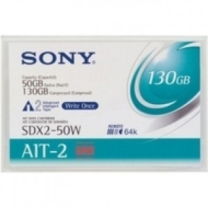 Sony SDX250W//AWW - AIT-2 - WORM - Cartridge Tape - 50 GB Native/130 GB Compressed